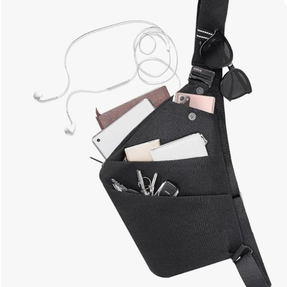 Anti-Theft Waterproof Shoulder Backpack Sling Chest Crossbody Bag Cover Pack - Picture 4 of 5